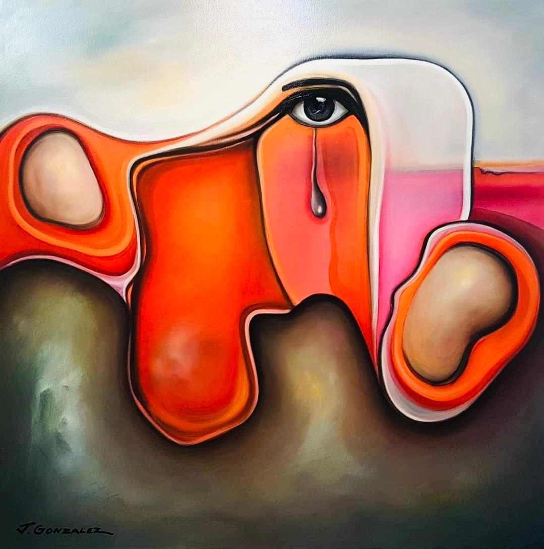 Pintura al óleo surrealista