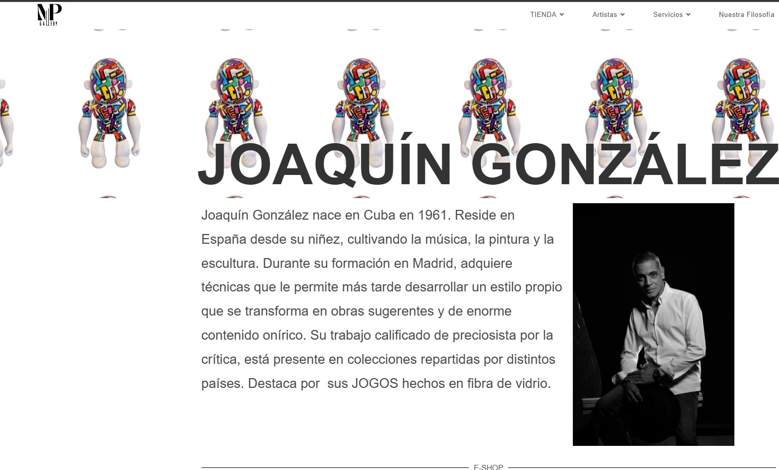 Publicación en María Porto Gallery